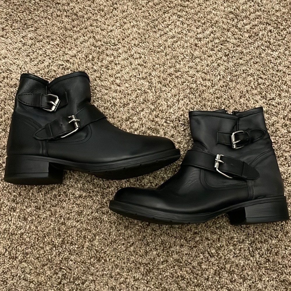 Artisan Black Moto Boots